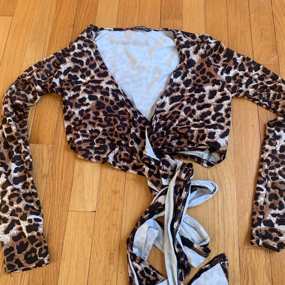 Shein Tie top